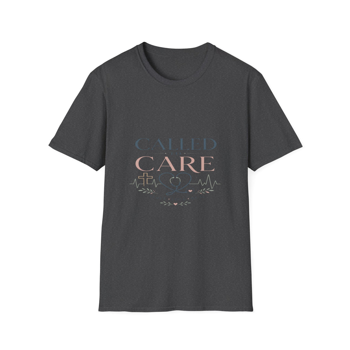 Elegant Christian Healthcare Design Featuring Called To Care Phrase- Graphic Tees