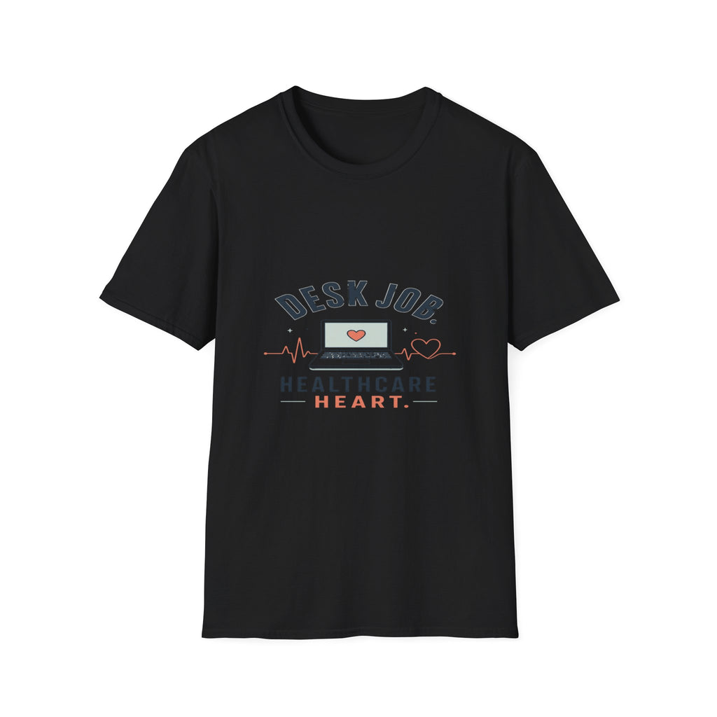 Minimalist T-shirt Design Showcasing Healthcare Heartbeat Concept- Graphic Tees