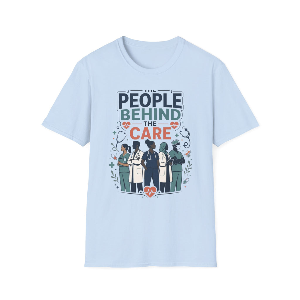 Modern T Shirt Design Celebrating Healthcare Professionals' Dedication