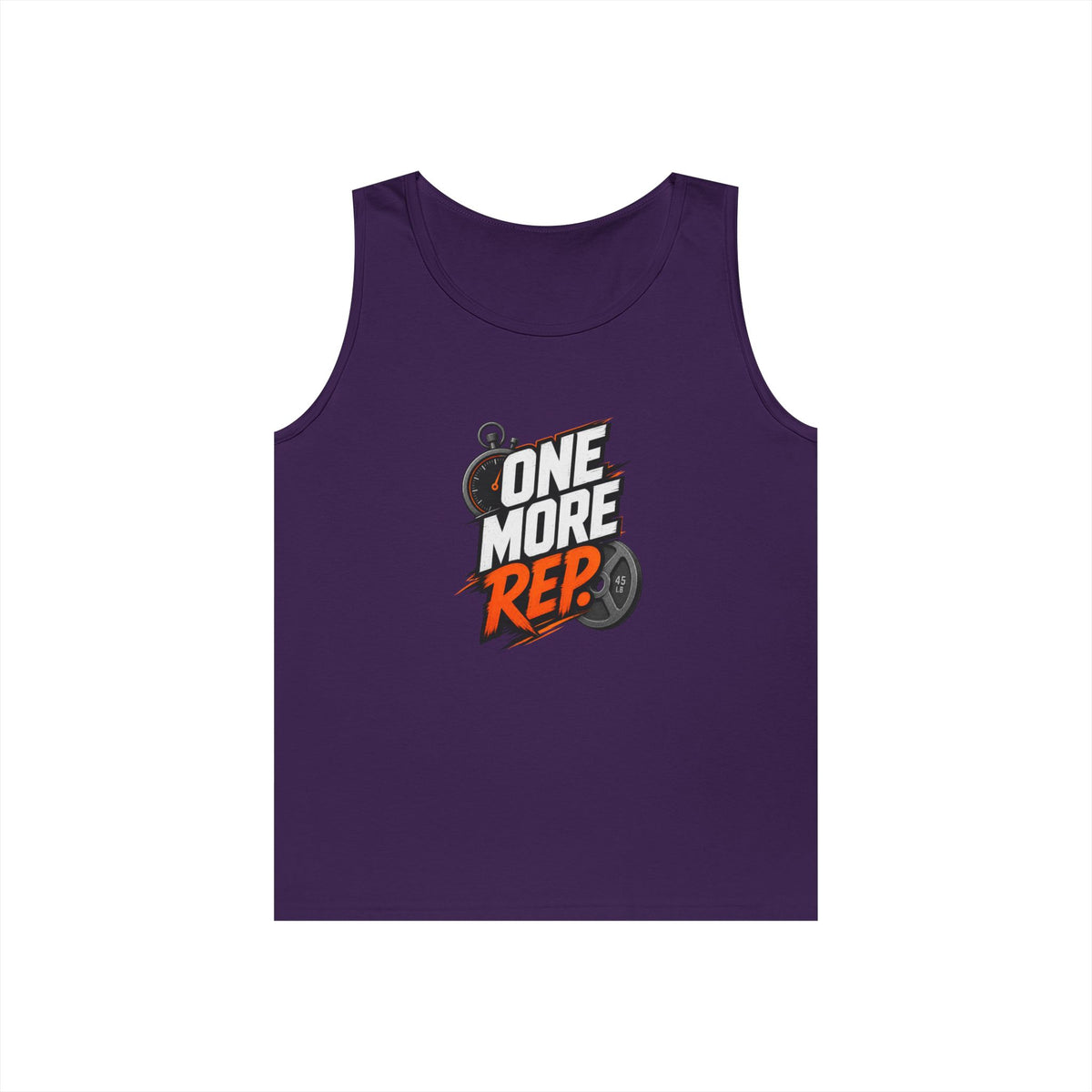 One More Rep Tank Top — Motivational Gym Workout Tank