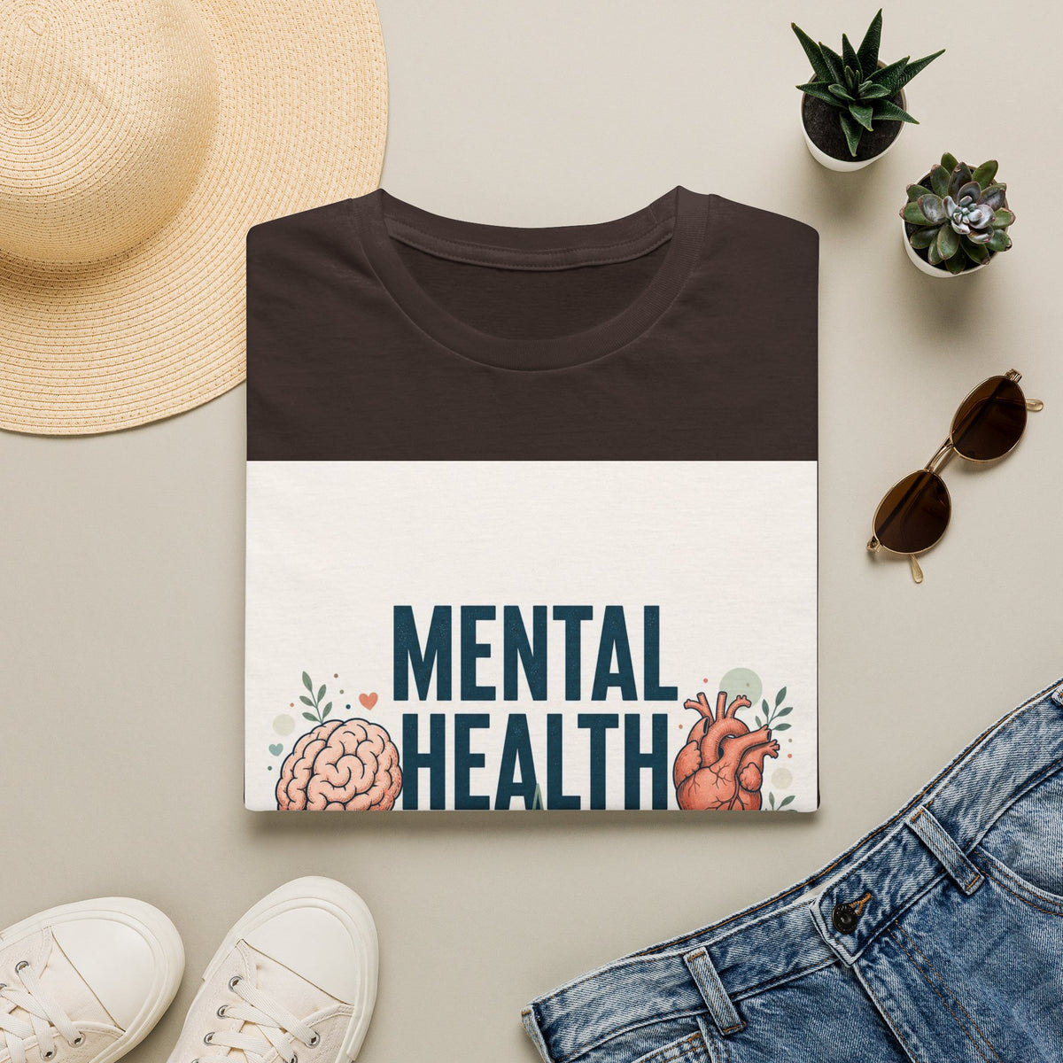 Bold Typography Design Emphasizing Mental Health Awareness