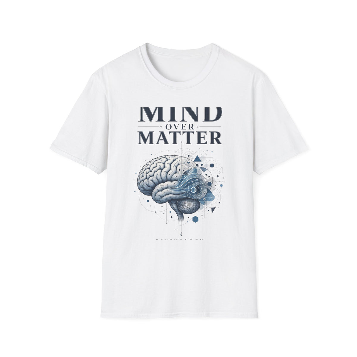 Intricate Brain Illustration With Geometric Patterns And Bold Typography