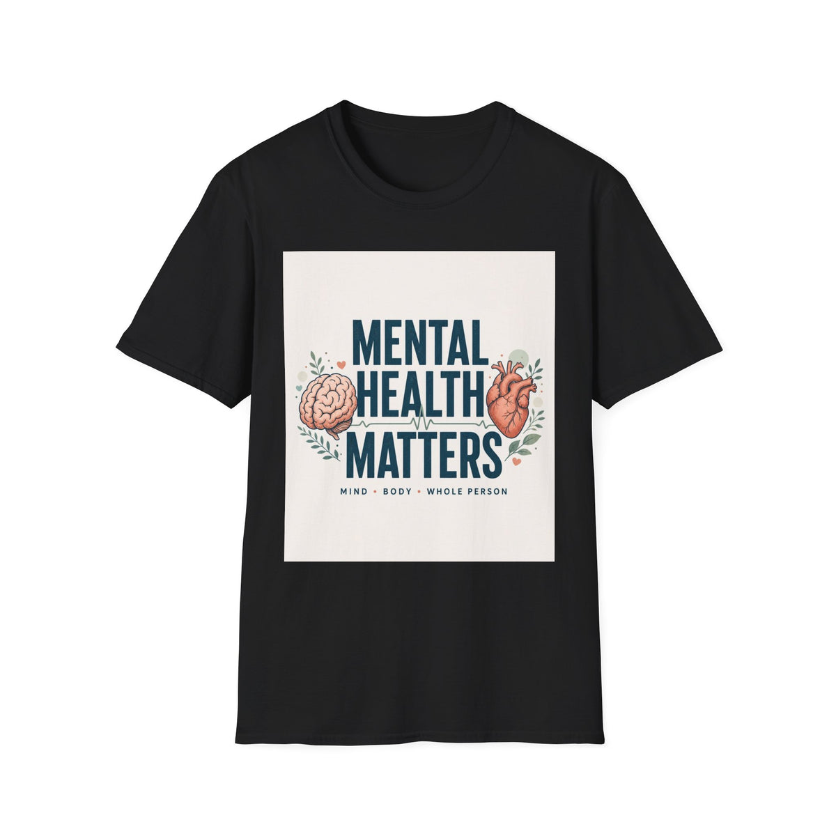 Bold Typography Design Emphasizing Mental Health Awareness