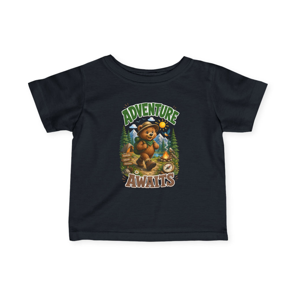 Infant Tee - Adventure Awaits Bear Graphic
