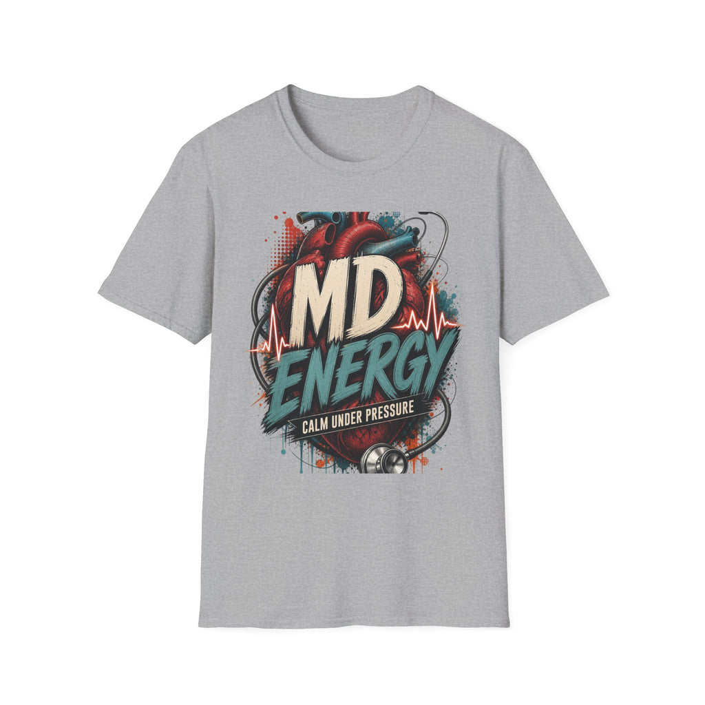 Bold MD Energy Graphic With Anatomical Heart Design