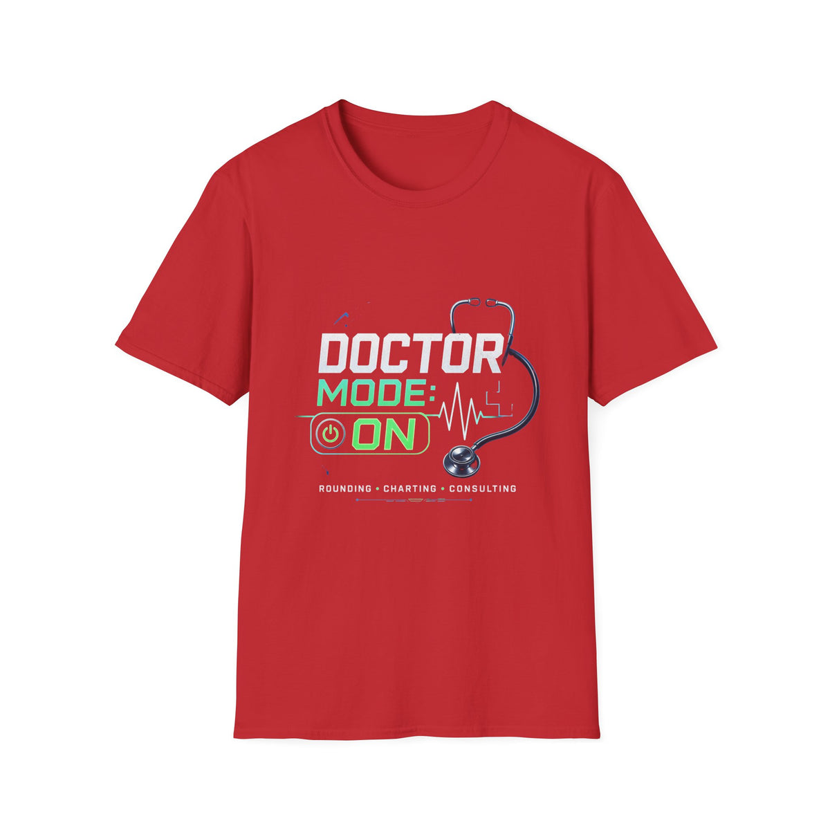 Modern Graphic T Shirt Design Featuring Doctor Mode Text