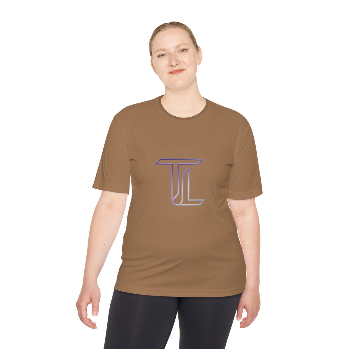 Monogram TL Performance Tee — Moisture-Wicking Athletic Shirt