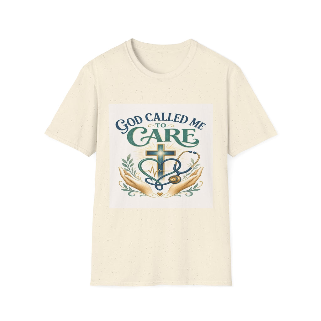 T-Shirt Design Featuring Faith Inspired Care Elements- Graphic Tees