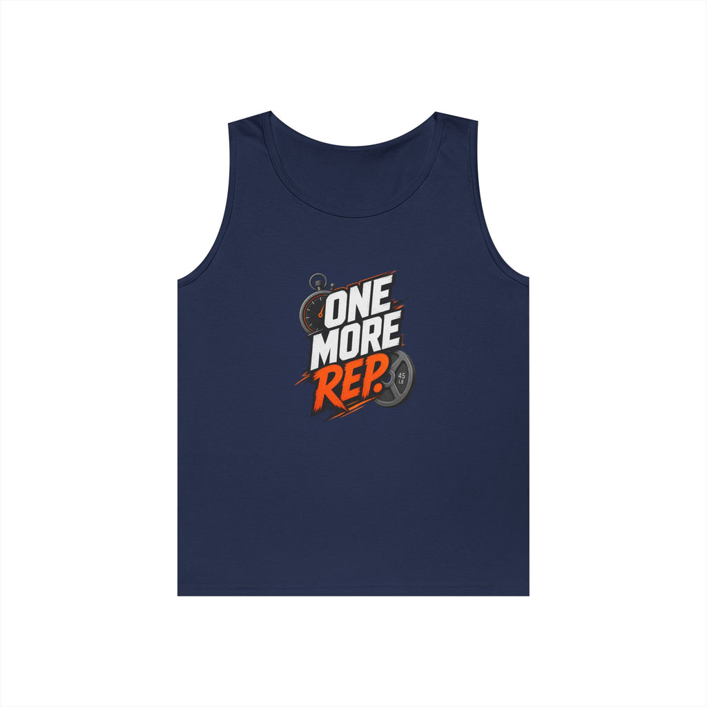 One More Rep Tank Top — Motivational Gym Workout Tank