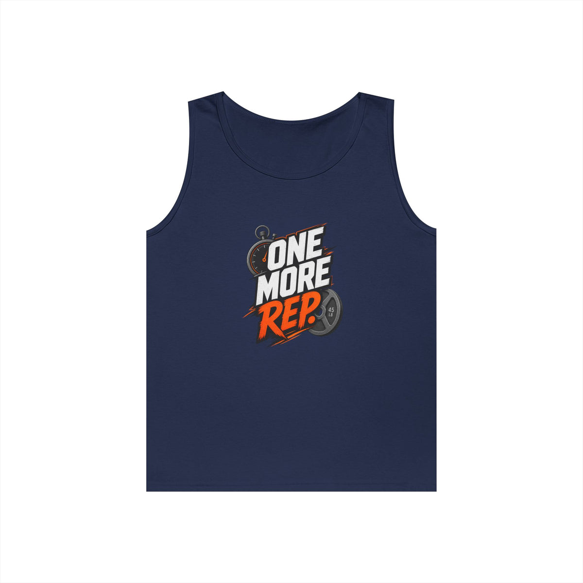 One More Rep Tank Top — Motivational Gym Workout Tank