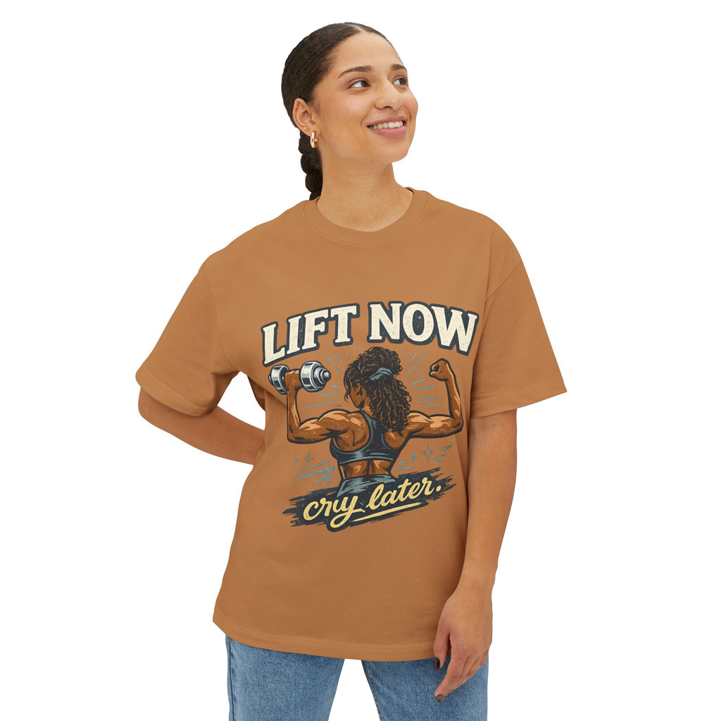 Lift Now Cry Later Tee — Women’s Fitness Graphic T-Shirt
