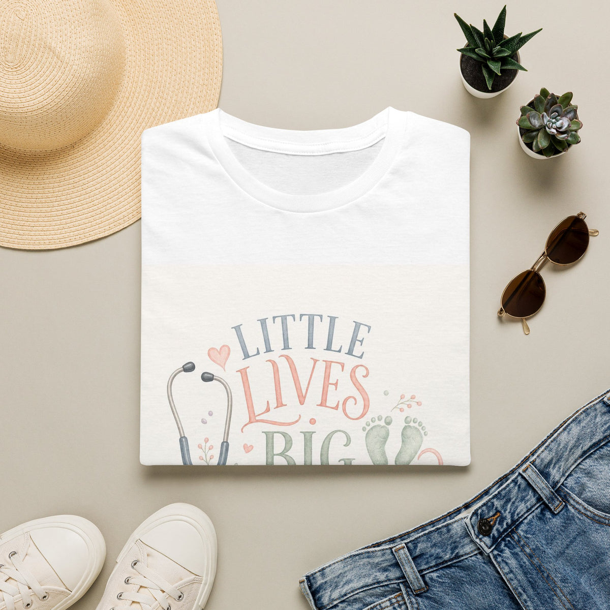 Little Lives Big Love NICU Design With Elegant Typography