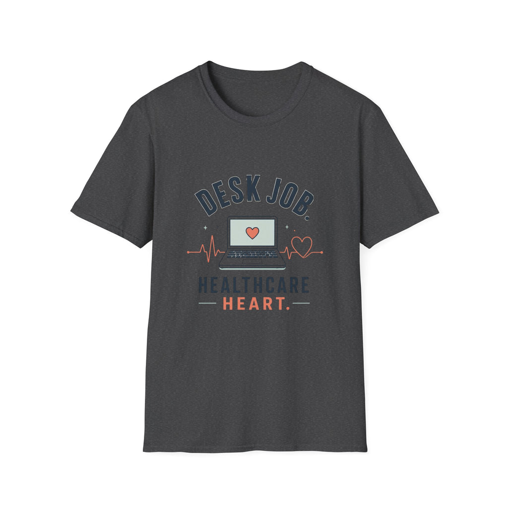 Minimalist T Shirt Design Showcasing Healthcare Heartbeat Concept