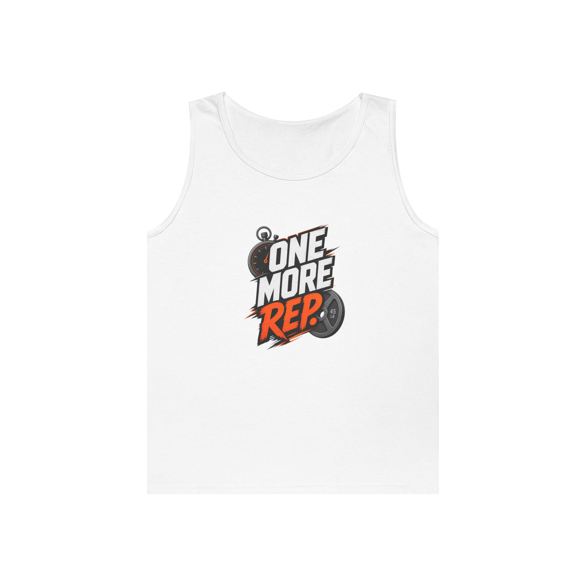 One More Rep Tank Top — Motivational Gym Workout Tank