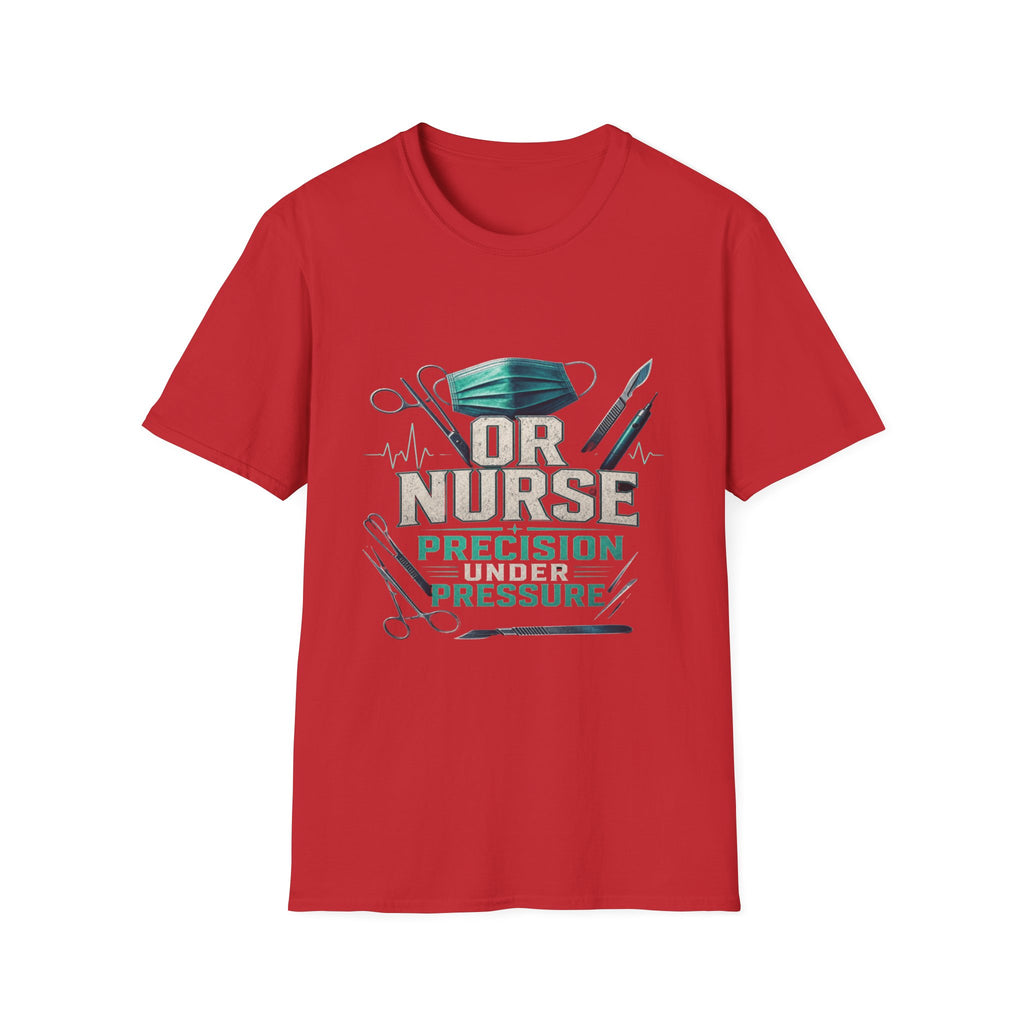 Bold Typography T-Shirt Design For OR Nurse Theme- Graphic Tees