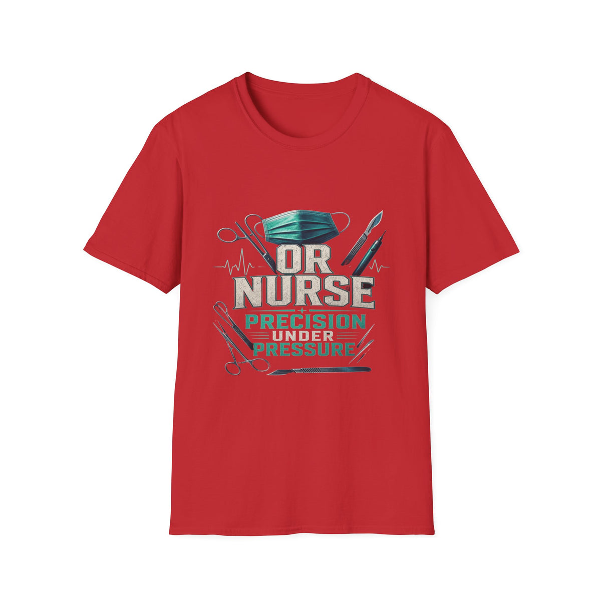 Bold Typography T-Shirt Design For OR Nurse Theme- Graphic Tees
