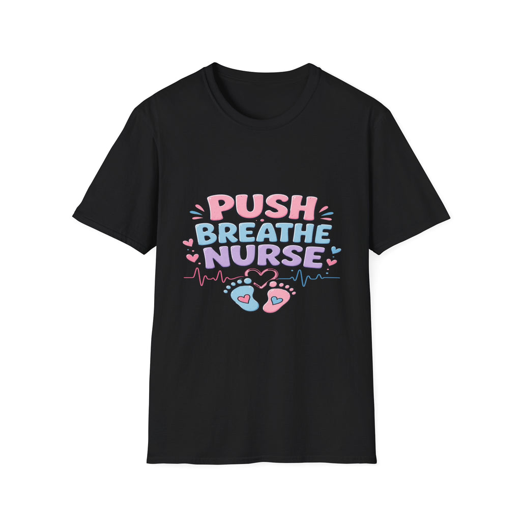 Playful Typography Design With Baby Footprints And Heart- Graphic Tees