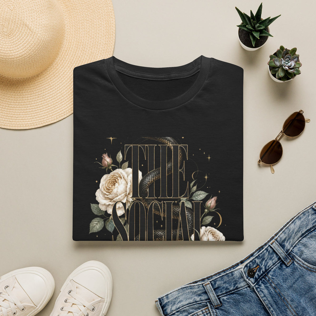 The Silents Floral Graphic T-Shirt
