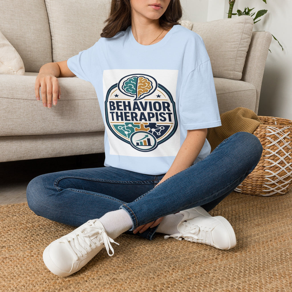 Bold Professional Badge Design For Behavior Therapist- Graphic Tees