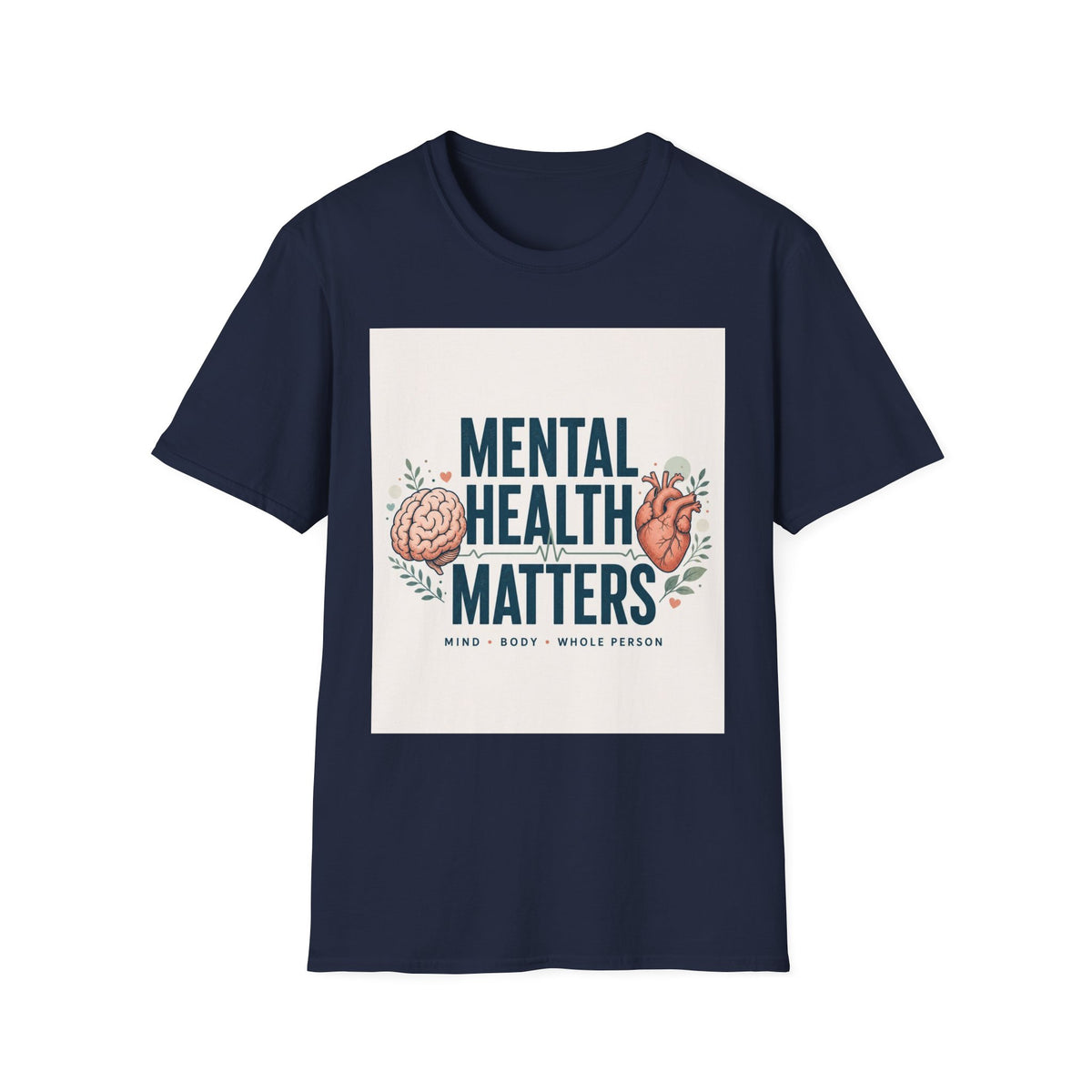 Bold Typography Design Emphasizing Mental Health Awareness