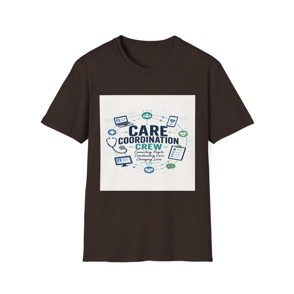T-shirt Graphic Featuring Modern Aesthetic Care Coordination Crew- Graphic Tees
