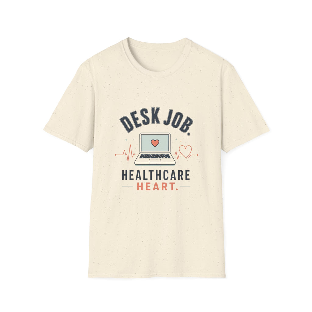 Minimalist T Shirt Design Showcasing Healthcare Heartbeat Concept