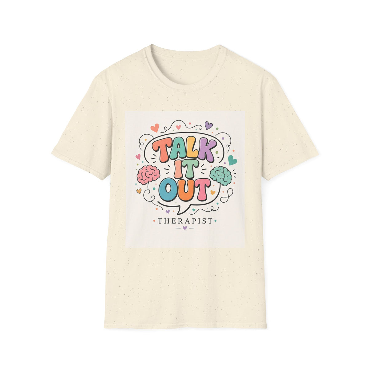 Colorful Speech Bubble Design With Playful Typography And Whimsical Elements
