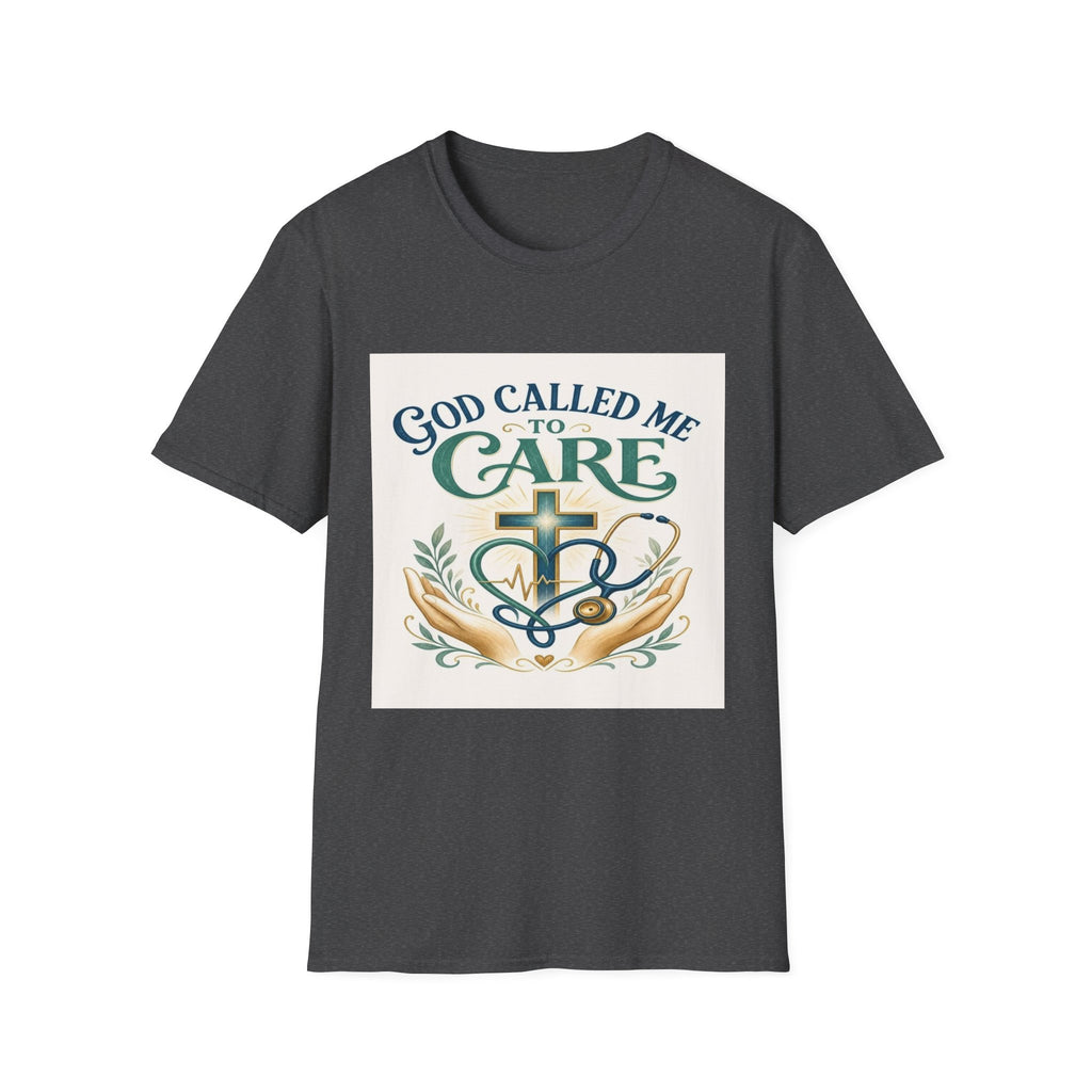 T-Shirt Design Featuring Faith Inspired Care Elements- Graphic Tees
