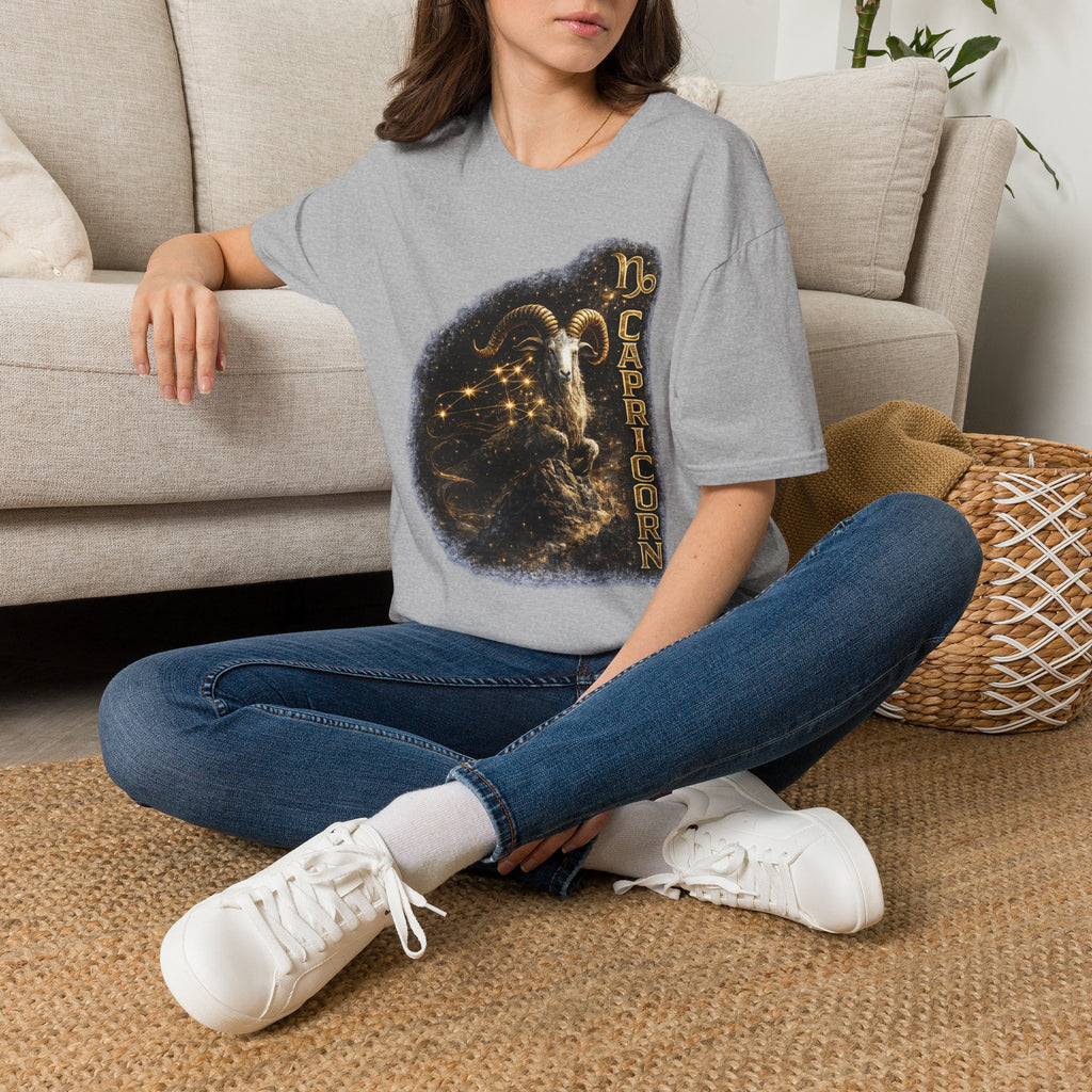 Capricorn Zodiac T-Shirt — Goat Constellation Astrology Tee