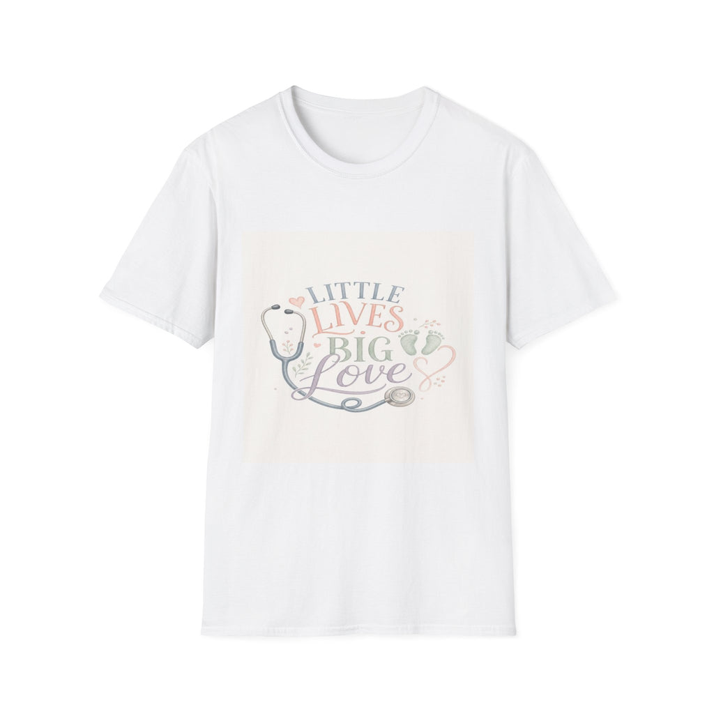 Little Lives Big Love NICU Design With Elegant Typography- Graphic Tees