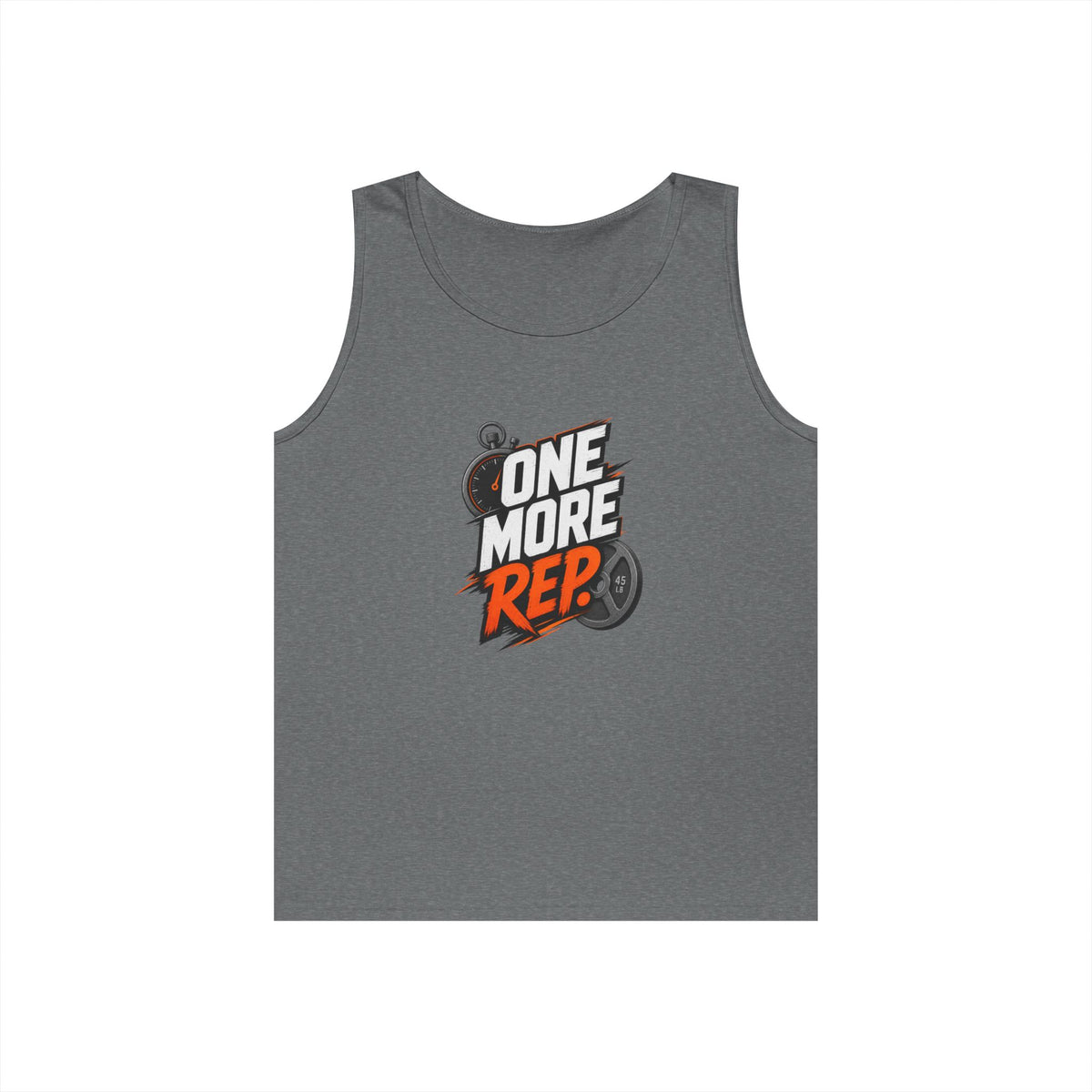 One More Rep Tank Top — Motivational Gym Workout Tank