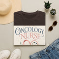 Elegant T Shirt Design With Oncology Nurse Text And Symbolism
