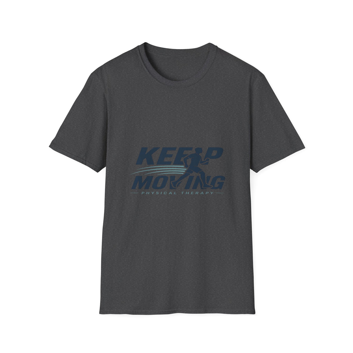 Minimalist T-Shirt Design Featuring _Keep Moving_ Statement- Graphic Tees