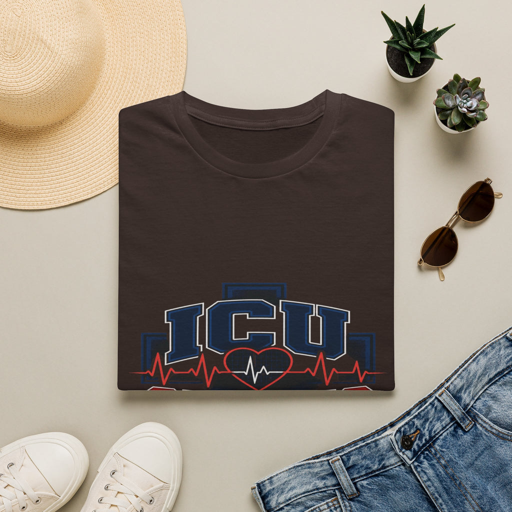 Athletic T-shirt Design With Bold ICU STRONG Typography- Graphic Tees