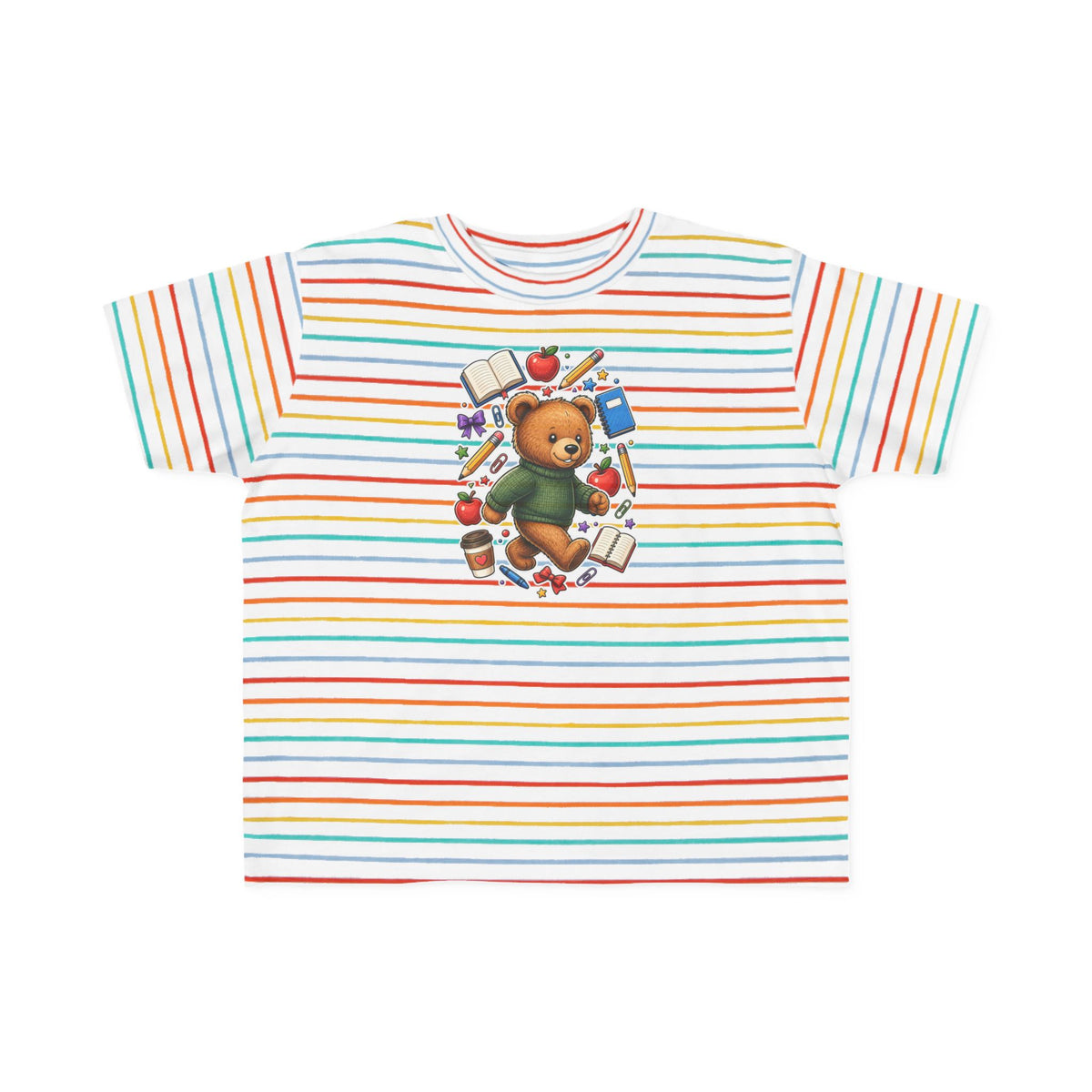 Toddler Bear School Tee — Cute Back-to-School Shirt for Kids