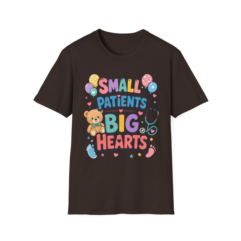 Vibrant T Shirt Design Celebrating Pediatric Care With Balloons