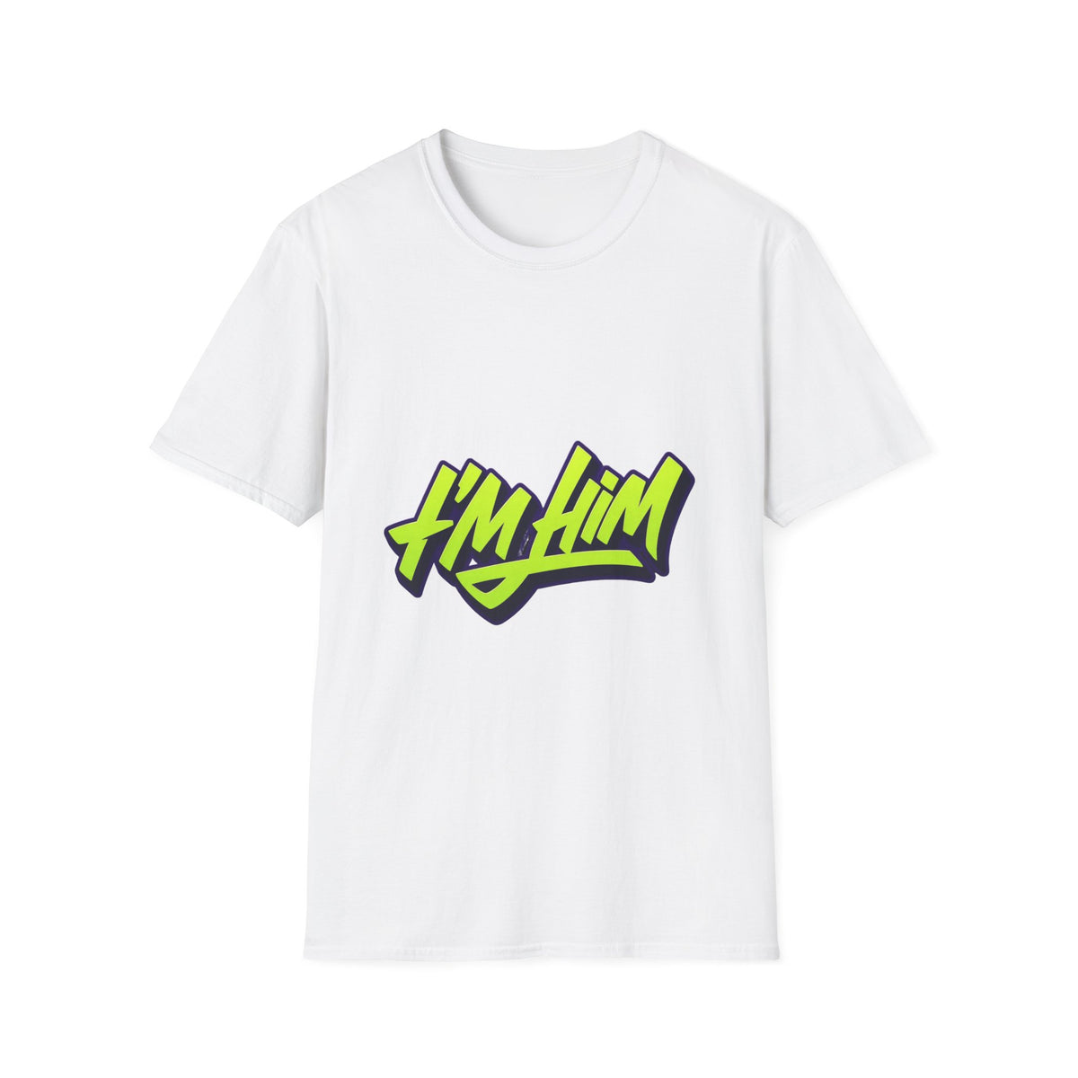 I'm Him T-Shirt — Bold Neon Streetwear Graphic Tee