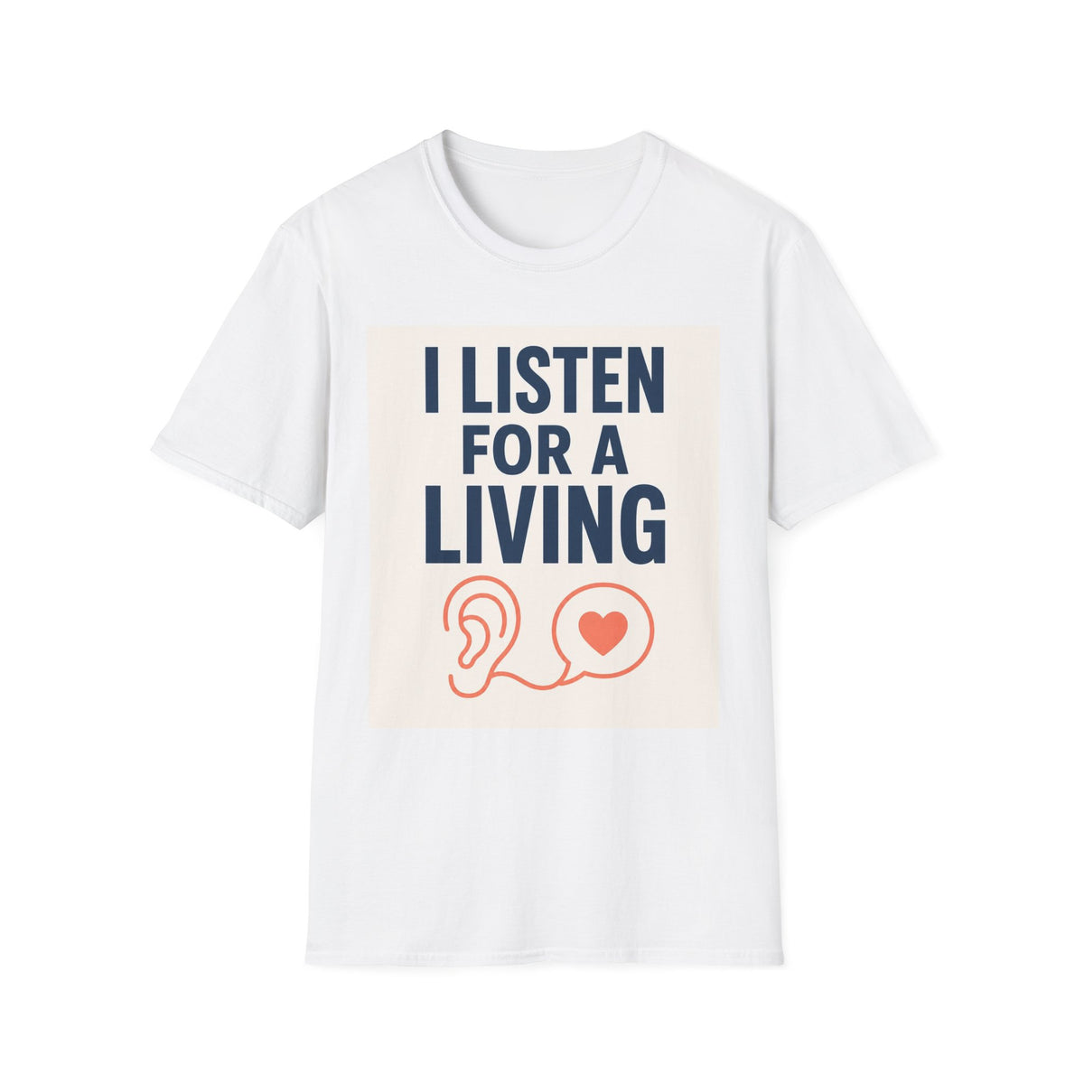 Bold Text And Minimalist Ear Illustration In Modern Design
