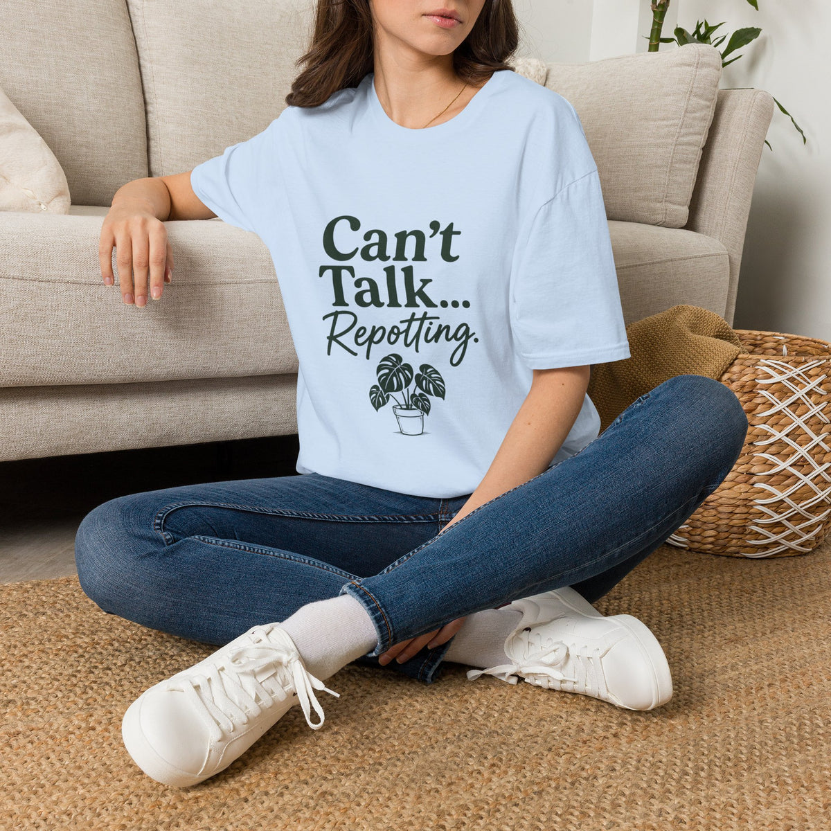Can’t Talk… Repotting T-Shirt — Plant Lover Gardening Tee