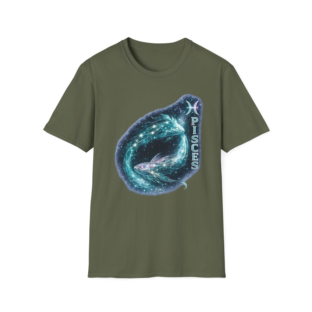 Pisces Zodiac T-Shirt — Starry Whale Astrology Tee