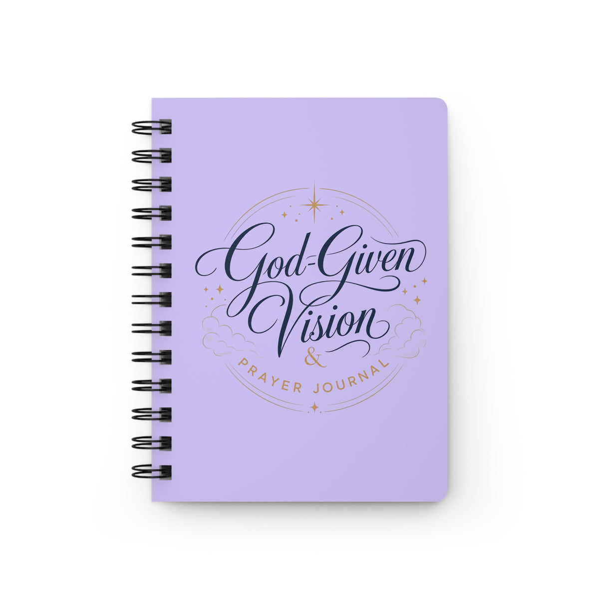 God-Given Vision Prayer Journal — Spiral-Bound Inspirational Notebook