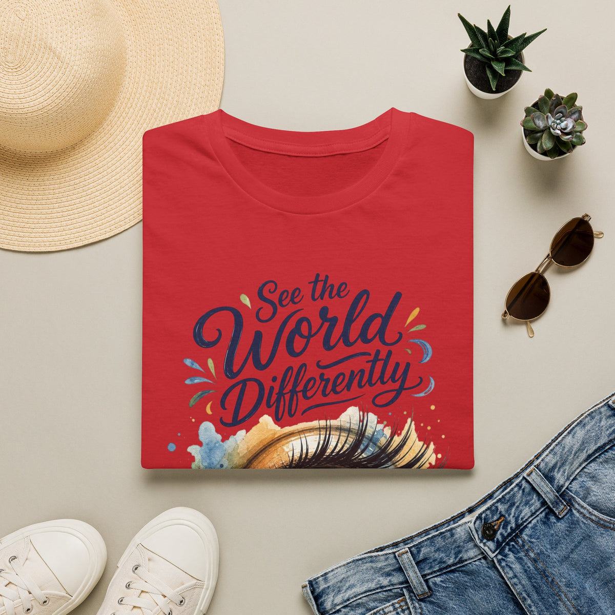 See the World Differently T-Shirt — Artistic Eye Graphic Tee
