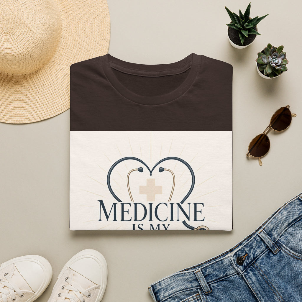 Elegant Design Celebrating Medicine With Heart Shaped Stethoscope