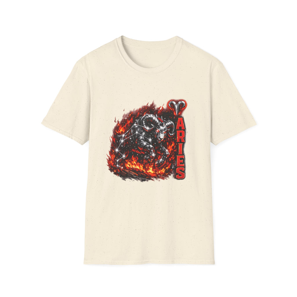 Aries Ram Zodiac T-Shirt — Fiery Ram Astrology Tee