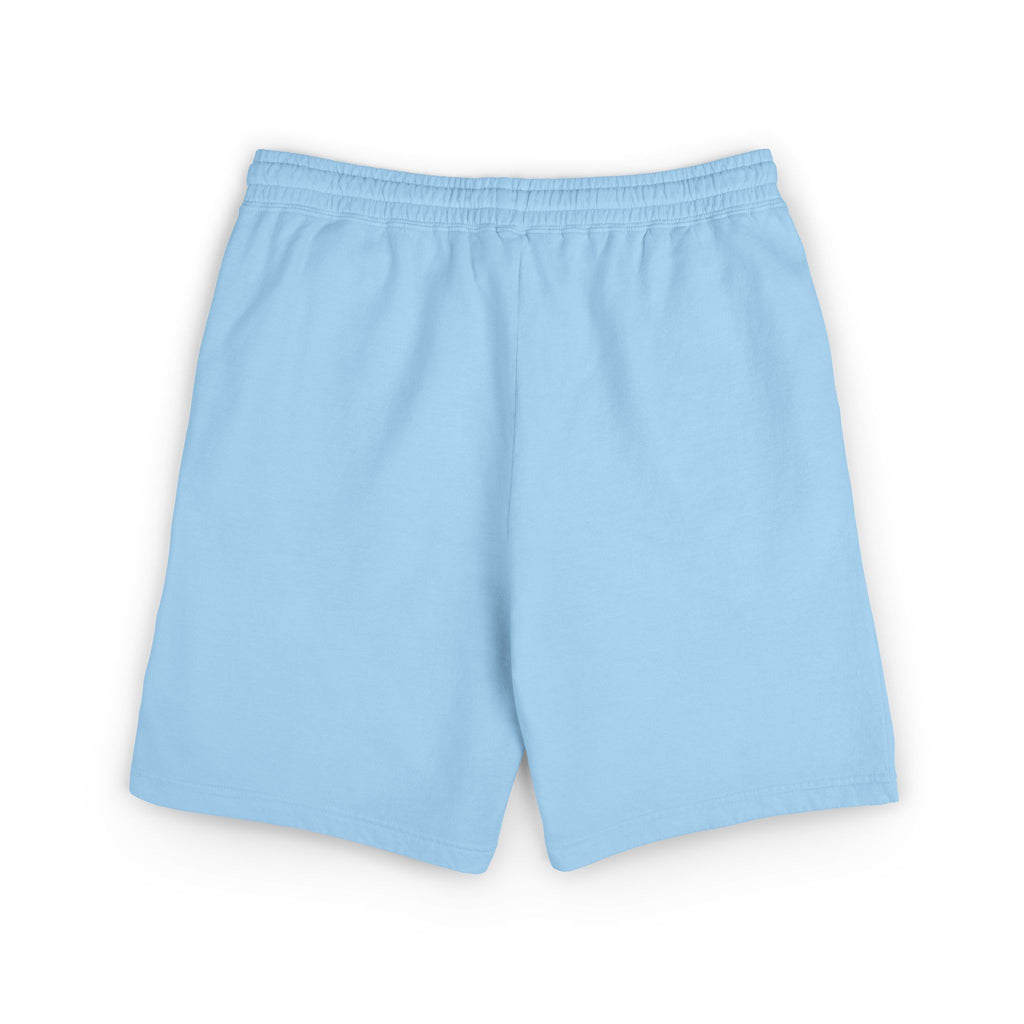 Fleece Sweat Shorts — Minimal Logo Garment-Dyed Lounge Shorts