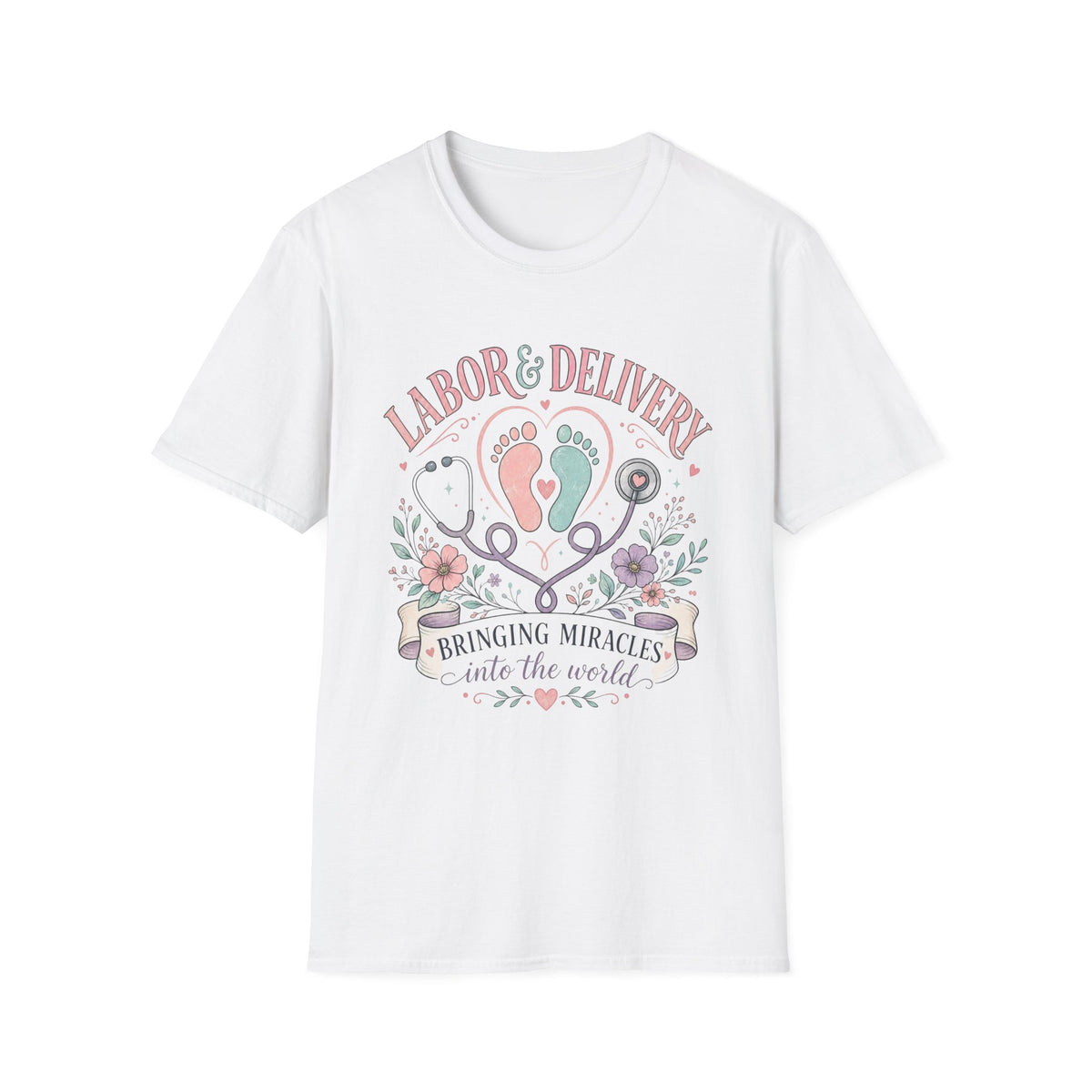 Labor And Delivery T Shirt Design Celebrating New Life