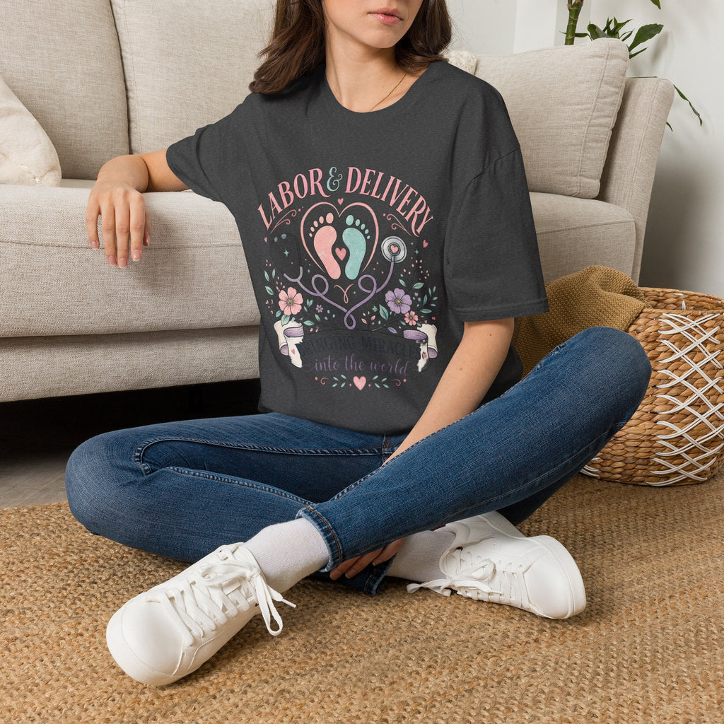 Labor And Delivery T Shirt Design Celebrating New Life