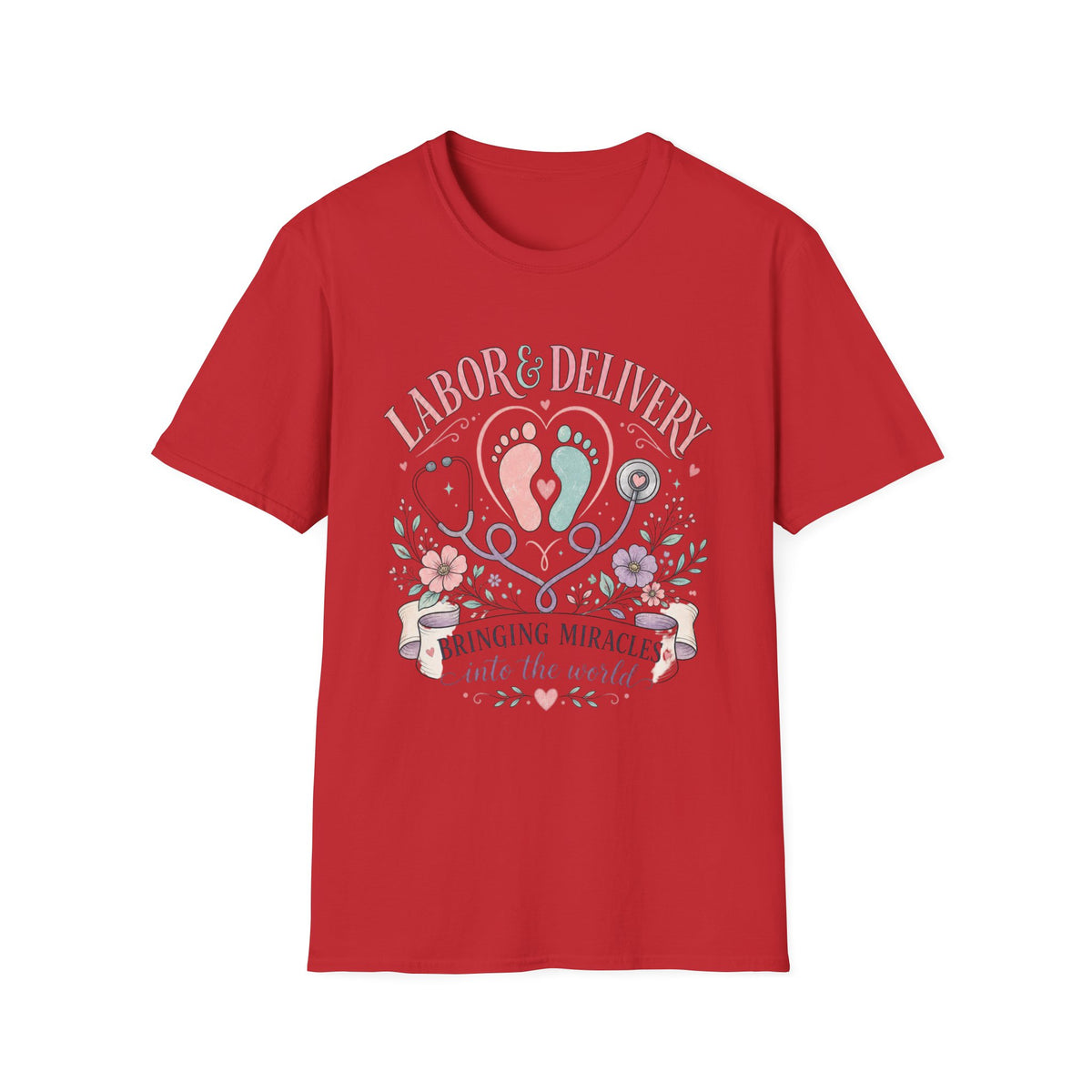Labor And Delivery T Shirt Design Celebrating New Life