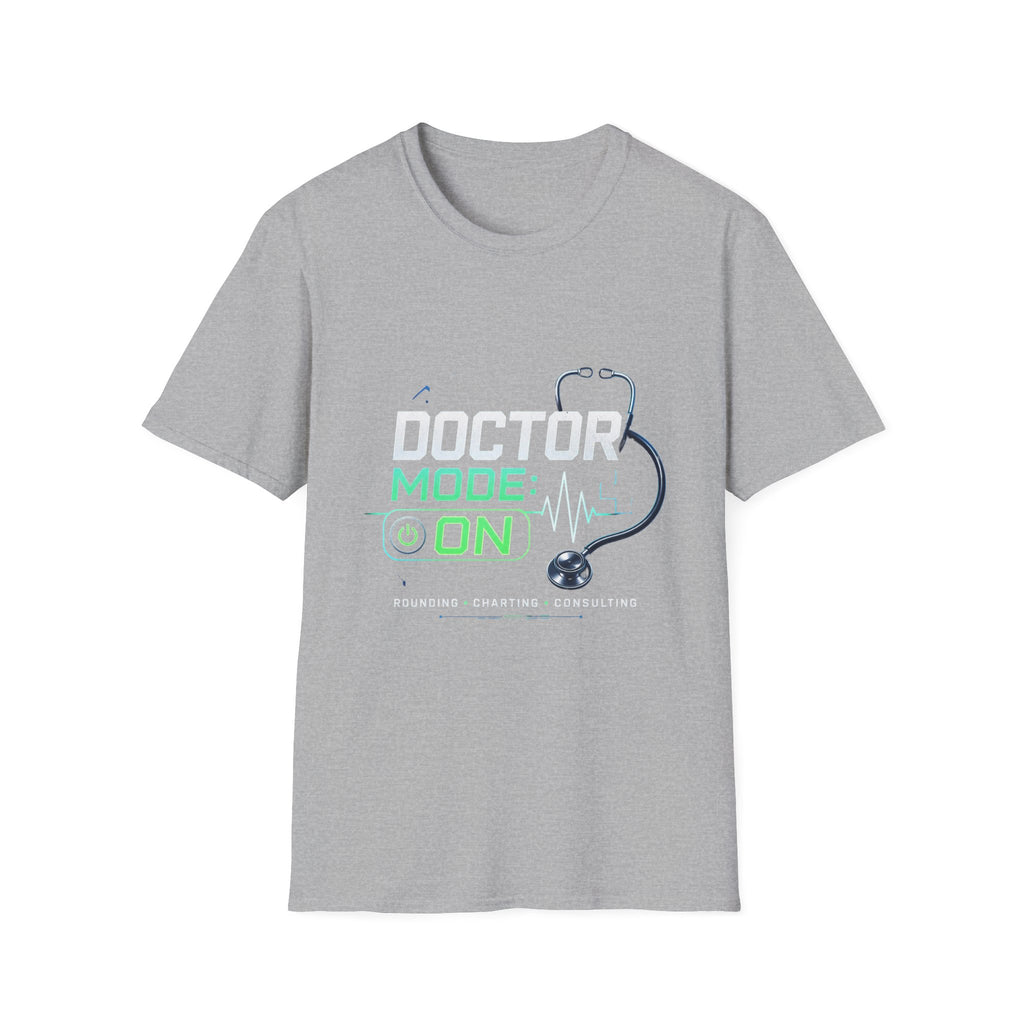 Modern Graphic T Shirt Design Featuring Doctor Mode Text