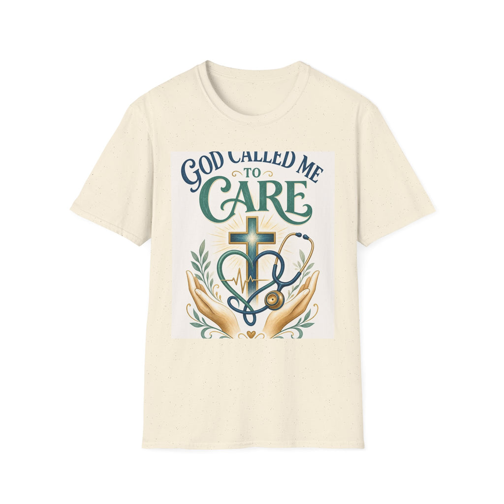 T Shirt Design Featuring Faith Inspired Care Elements